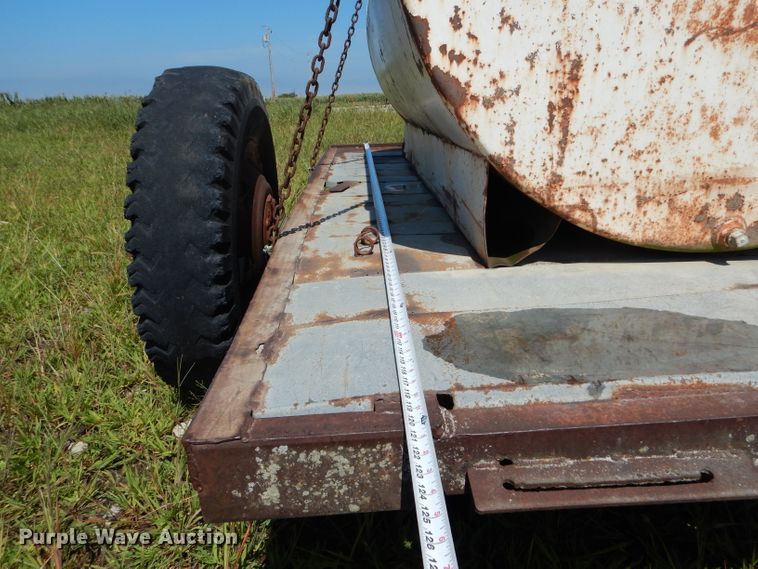 image for item DH6114 Shop built fuel trailer