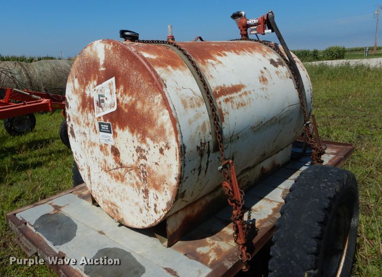 image for item DH6114 Shop built fuel trailer