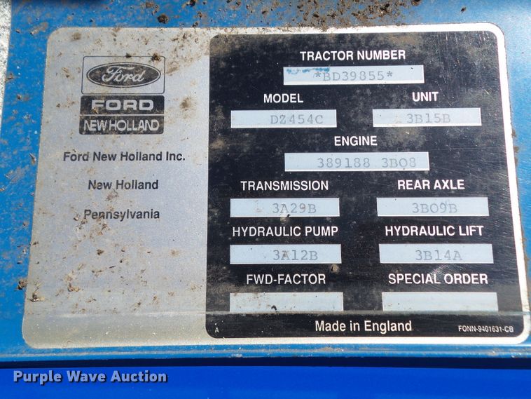 image for item EM9812 1995 Ford 5030 tractor