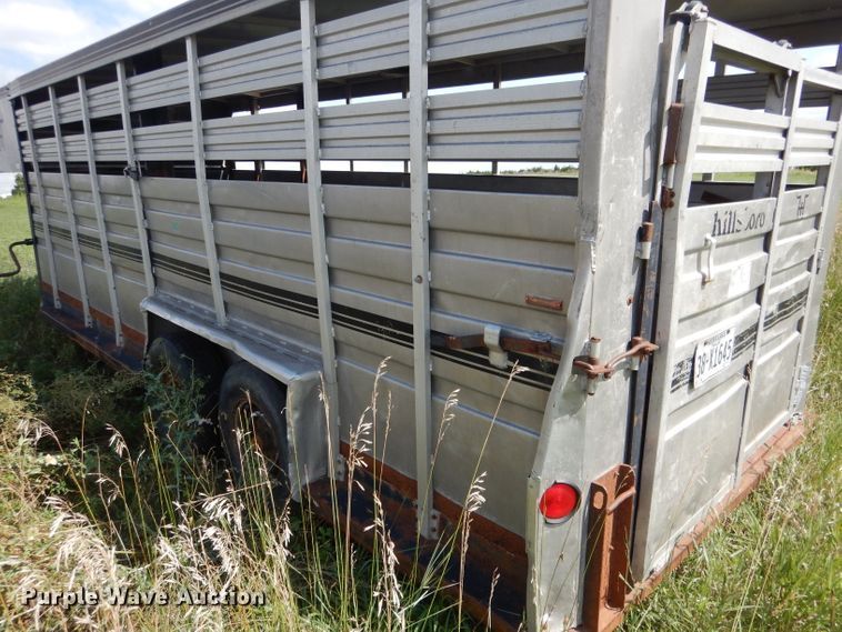 image for item FA9299 1983 Hillsboro livestock trailer