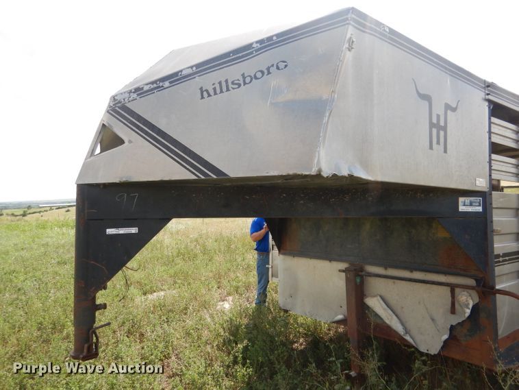 image for item FA9299 1983 Hillsboro livestock trailer