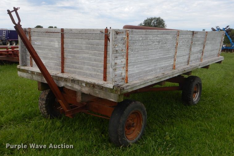 image for item FC9892 Shop built hay trailer