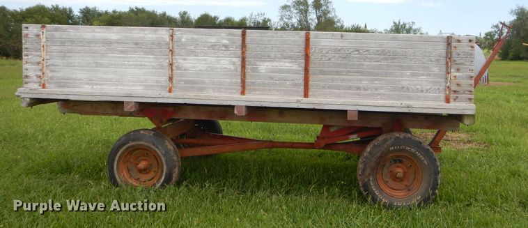 image for item FC9892 Shop built hay trailer