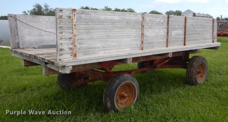 image for item FC9892 Shop built hay trailer