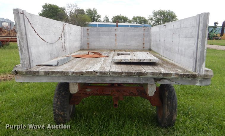 image for item FC9892 Shop built hay trailer