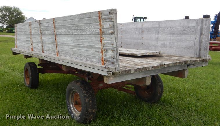 image for item FC9892 Shop built hay trailer
