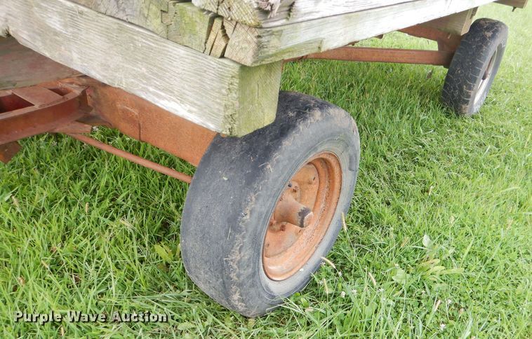 image for item FC9892 Shop built hay trailer