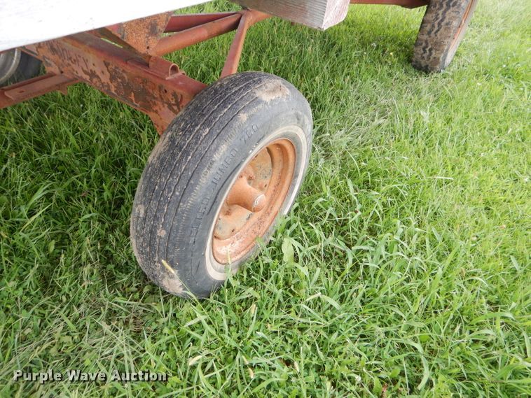image for item FC9892 Shop built hay trailer