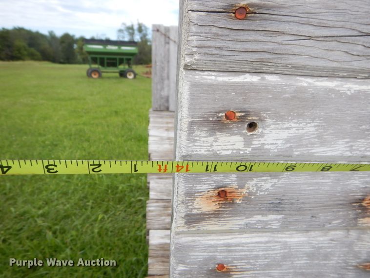 image for item FC9892 Shop built hay trailer