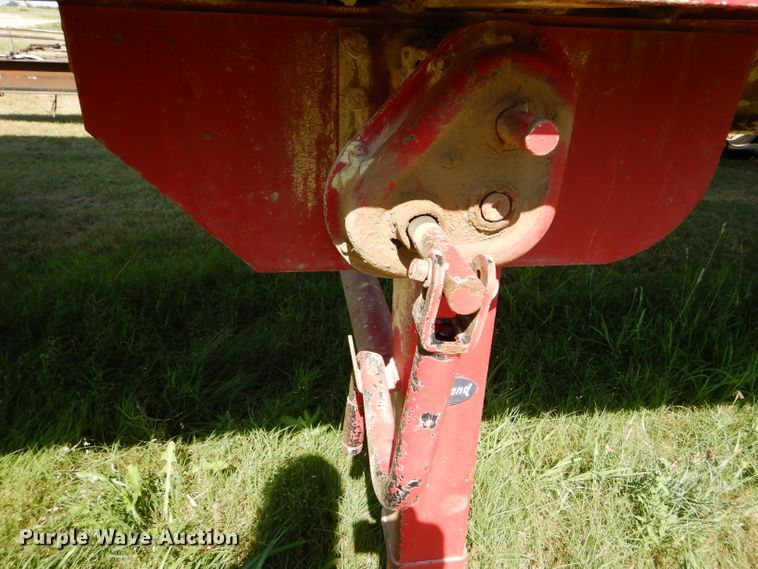 image for item FY9605 2010 shop built live bottom trailer