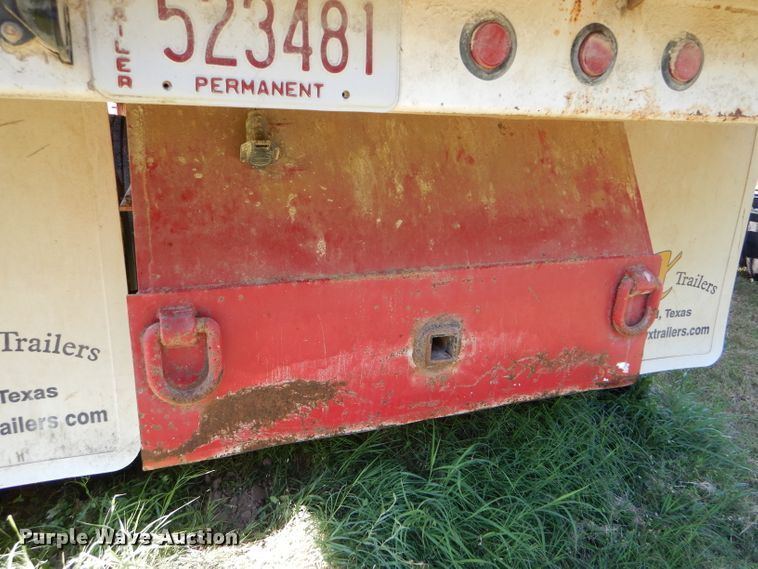 image for item FY9605 2010 shop built live bottom trailer