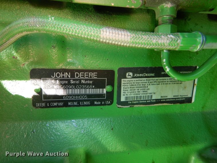 image for item GH9562 2007 John Deere 9760 STS combine