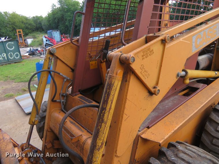 image for item DE6852 1991 Case 1845C skid steer