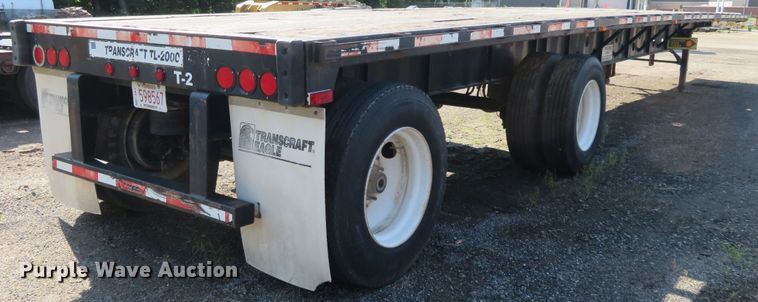 image for item DE6857 2004 Transcraft TL-2000 Super Beam flatbed trailer