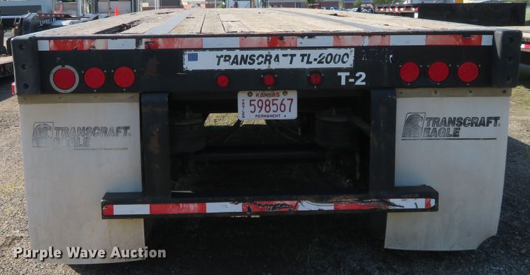 image for item DE6857 2004 Transcraft TL-2000 Super Beam flatbed trailer