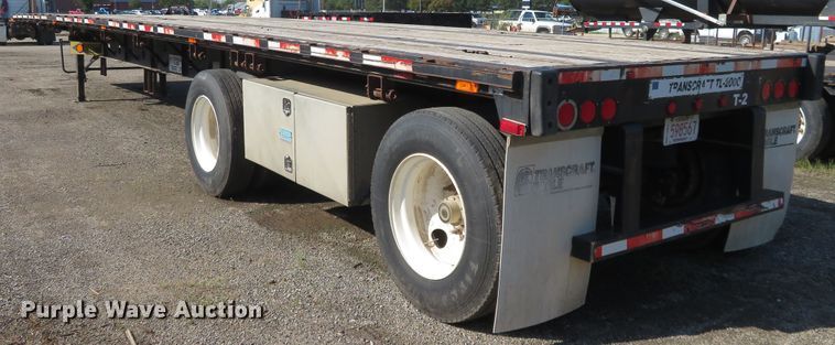 image for item DE6857 2004 Transcraft TL-2000 Super Beam flatbed trailer
