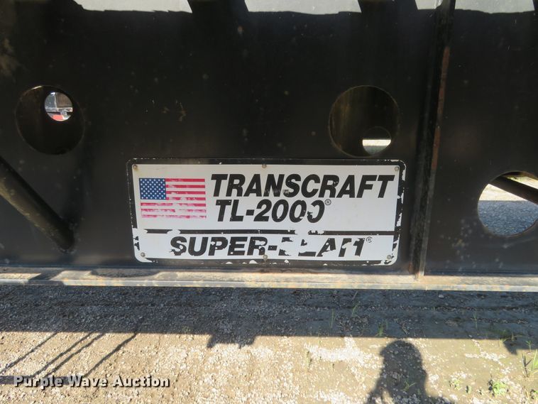image for item DE6857 2004 Transcraft TL-2000 Super Beam flatbed trailer