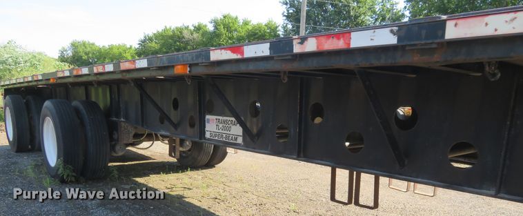 image for item DE6857 2004 Transcraft TL-2000 Super Beam flatbed trailer