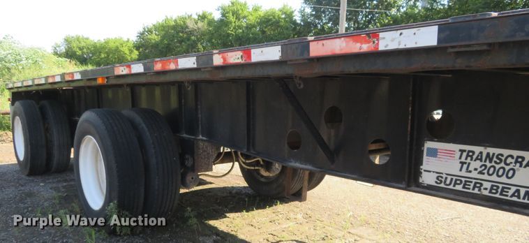 image for item DE6857 2004 Transcraft TL-2000 Super Beam flatbed trailer