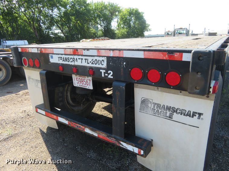 image for item DE6857 2004 Transcraft TL-2000 Super Beam flatbed trailer
