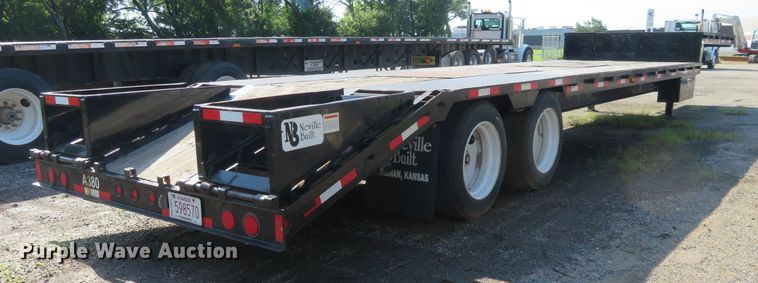 image for item DE6859 2014 Neville drop deck trailer