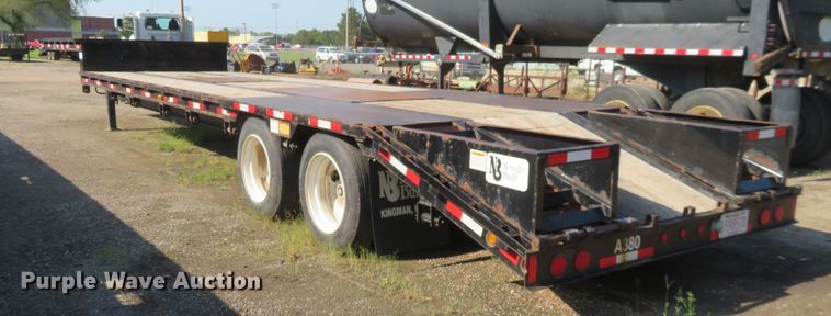 image for item DE6859 2014 Neville drop deck trailer
