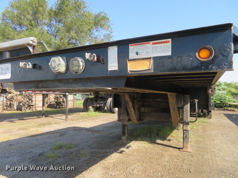 image for item DE6859 2014 Neville drop deck trailer