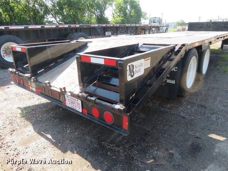 image for item DE6859 2014 Neville drop deck trailer