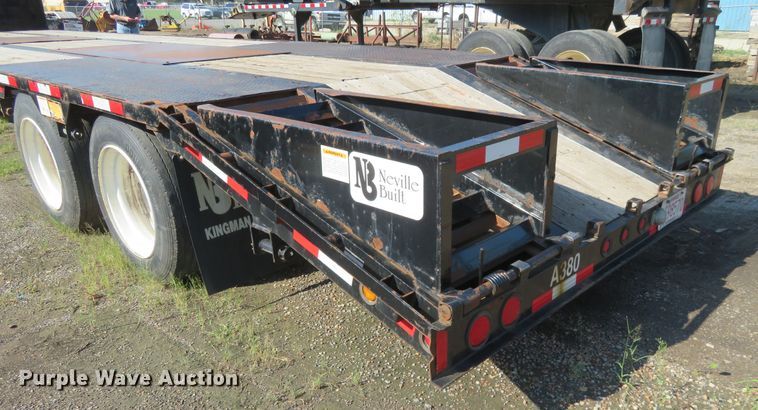 image for item DE6859 2014 Neville drop deck trailer