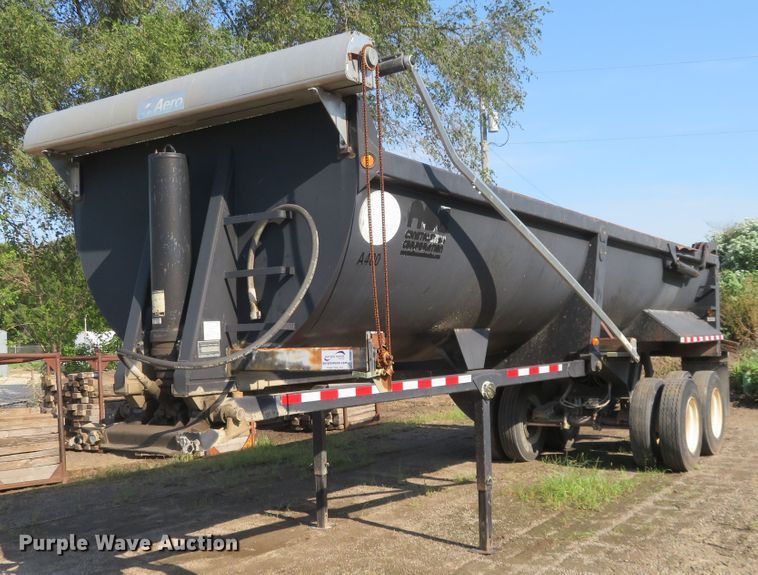 image for item DE6861 2001 CTS end dump trailer
