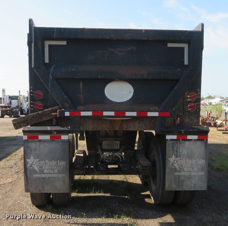 image for item DE6861 2001 CTS end dump trailer