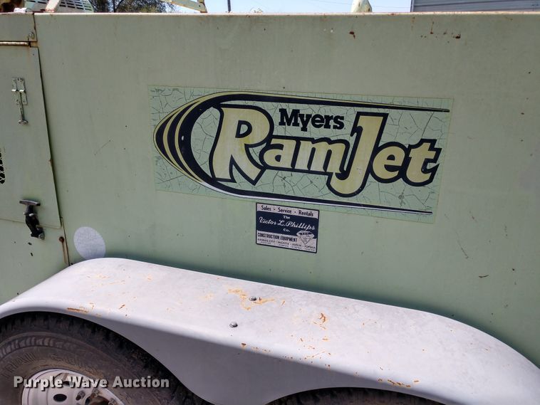 image for item DE6862 Myers Ram Jet RJ-0635 sewer jetter