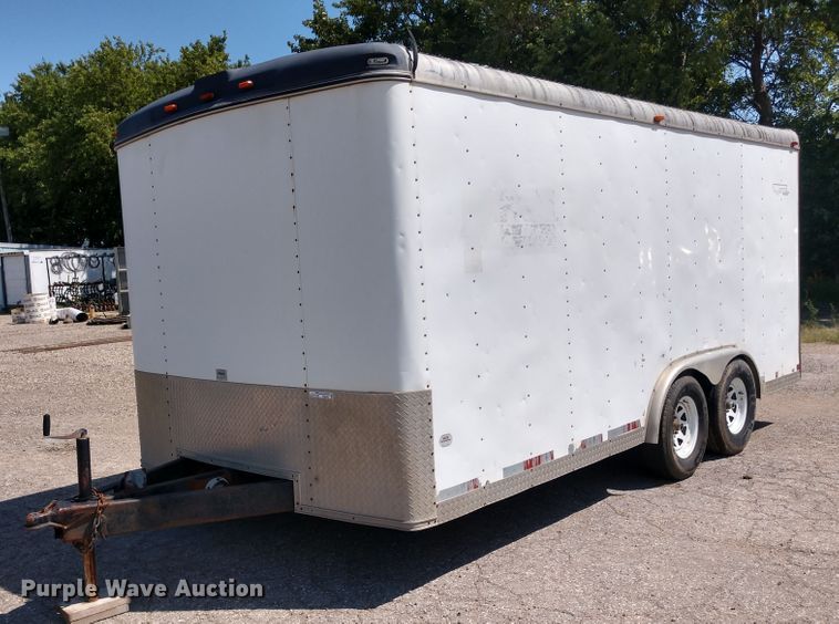 image for item FV9056 1998 Doolittle enclosed cargo trailer