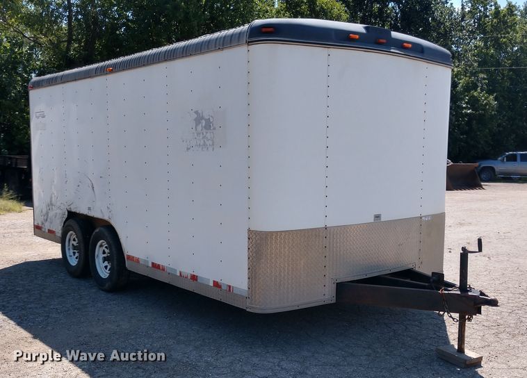 image for item FV9056 1998 Doolittle enclosed cargo trailer