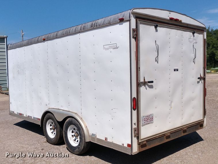 image for item FV9056 1998 Doolittle enclosed cargo trailer