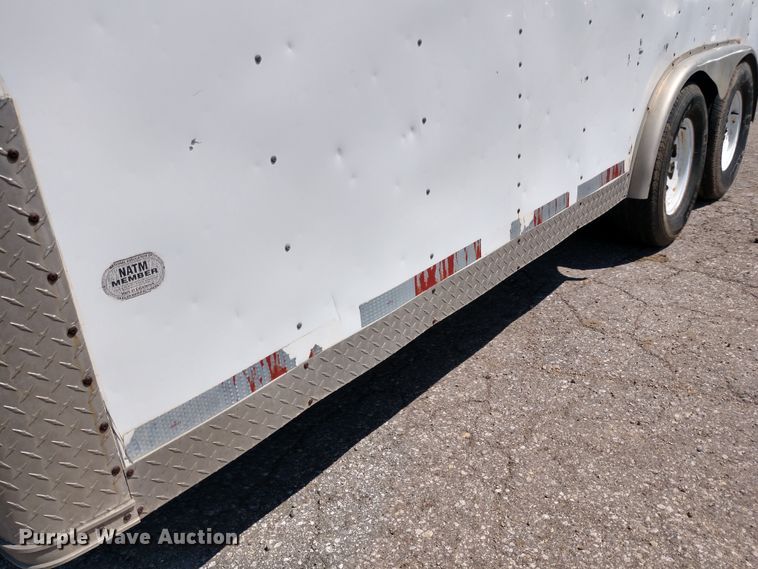 image for item FV9056 1998 Doolittle enclosed cargo trailer