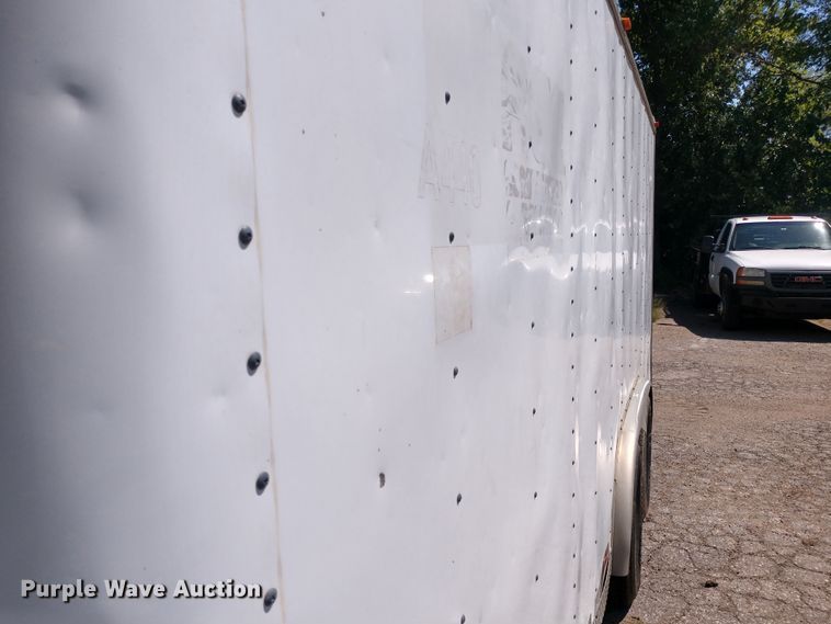 image for item FV9056 1998 Doolittle enclosed cargo trailer