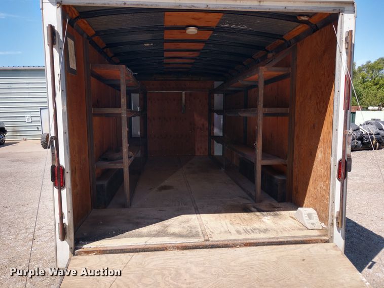 image for item FV9056 1998 Doolittle enclosed cargo trailer