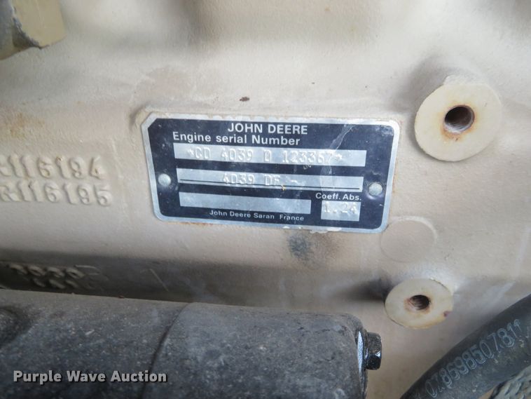 image for item FV9064 1993 Ingersoll Rand P185CWJD air compressor