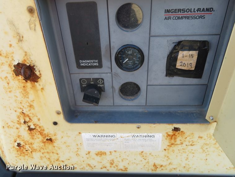 image for item FV9065 1997 Ingersoll Rand P185WJD air compressor