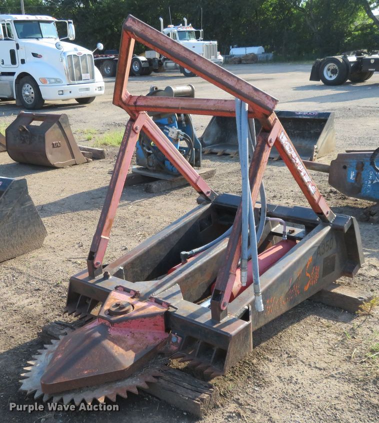 image for item FV9079 Marshall skid steer tree saw