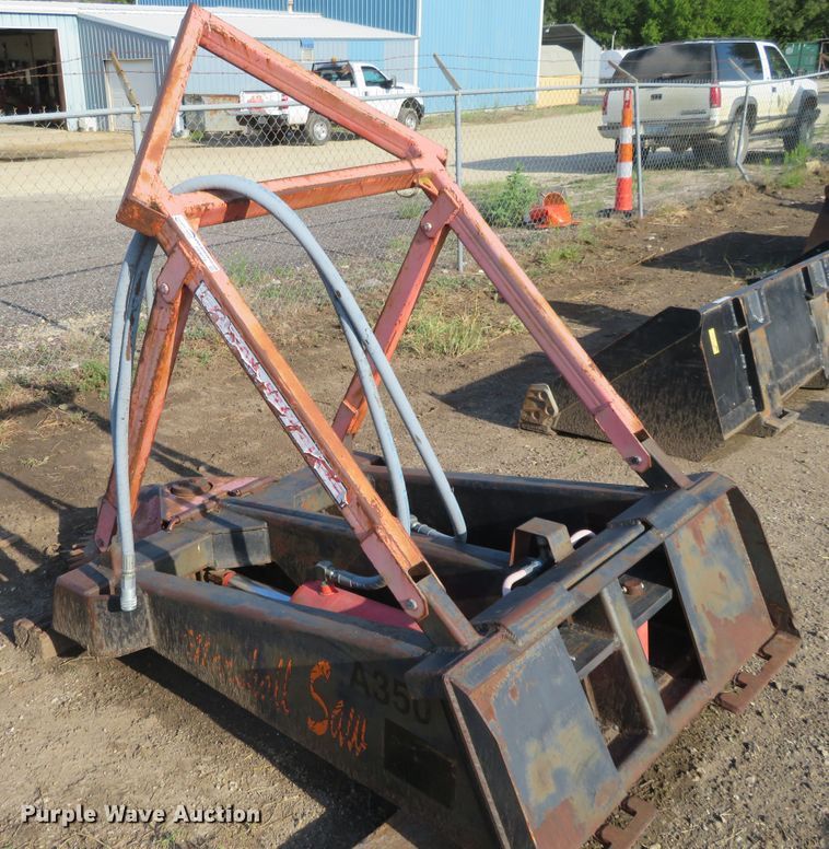 image for item FV9079 Marshall skid steer tree saw