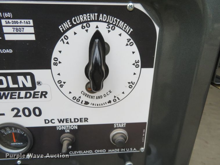 image for item FV9131 Lincoln Electric SA-200-F-163 Pipeliner welder