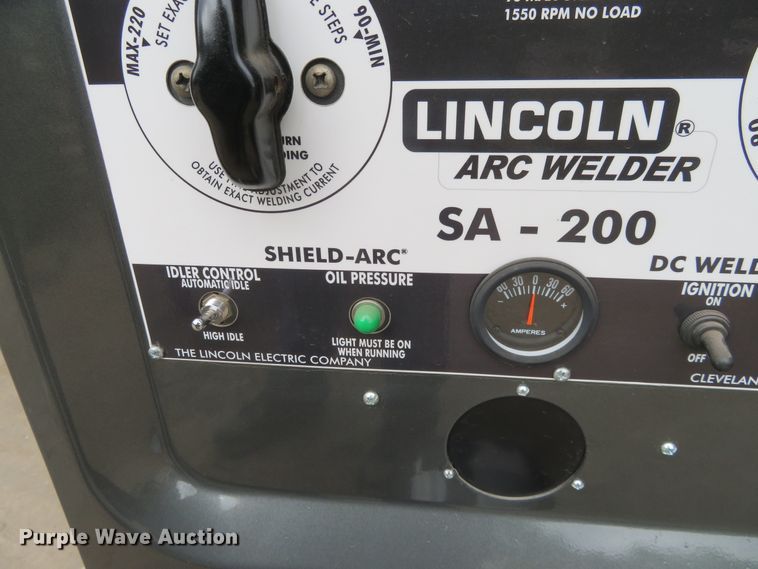 image for item FV9131 Lincoln Electric SA-200-F-163 Pipeliner welder
