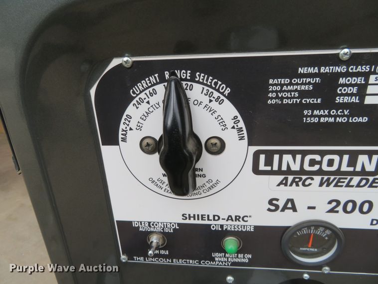 image for item FV9131 Lincoln Electric SA-200-F-163 Pipeliner welder