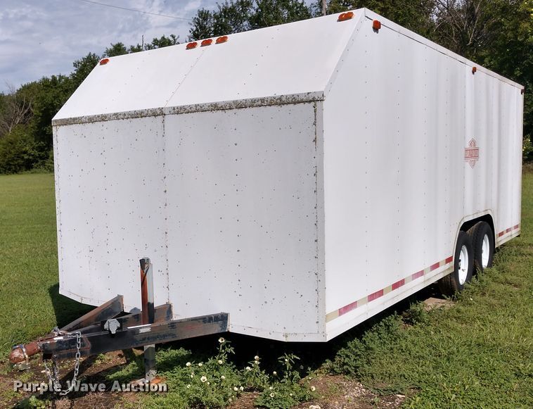 image for item FV9221 2004 shop built enclosed cargo trailer