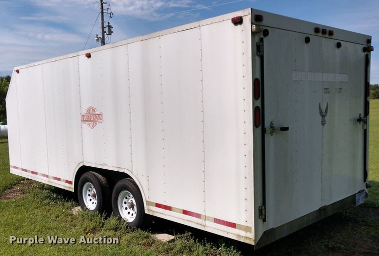 image for item FV9221 2004 shop built enclosed cargo trailer