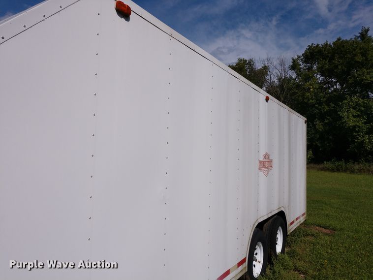 image for item FV9221 2004 shop built enclosed cargo trailer