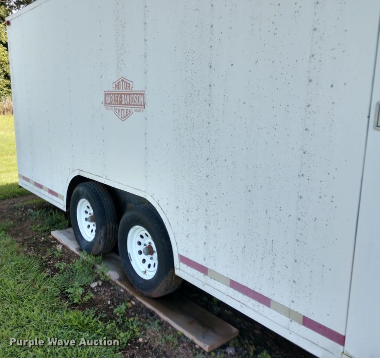 image for item FV9221 2004 shop built enclosed cargo trailer