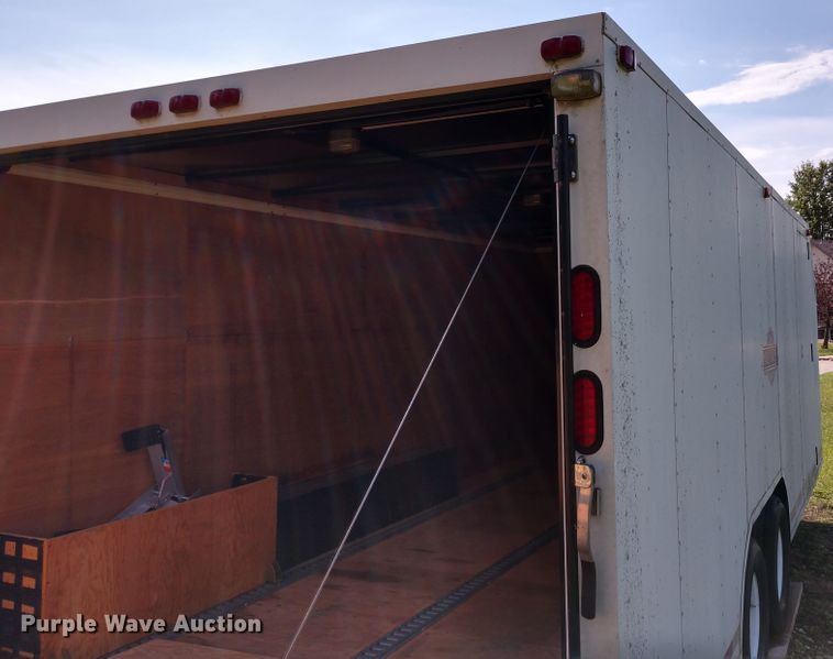 image for item FV9221 2004 shop built enclosed cargo trailer